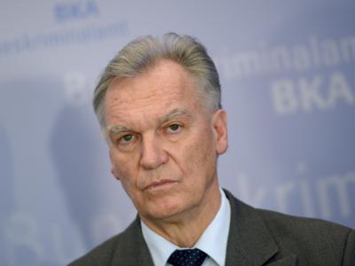Der Präsident des Bundeskriminalamtes, Jörg Ziercke. Foto: Arne Dedert Jörg Ziercke