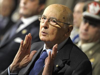 Italiens Staatspräsident Giorgio Napolitano muss sich zum wiederholten Mal um eine tragfähige Regierung bemühen. Foto: Claudio Onorati Napolitano