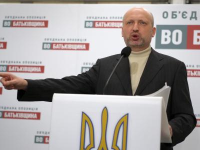 Gilt als Vertrauter von Oppositionsführerin Julia Timoschenko: Alexander Turtschinow. Foto. Tatyana Zenkovich Foto: Tatyana Zenkovich Alexander Turtschinow