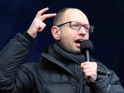 Arseni Jazenjuk wird als möglicher neuer ukainischer Regierungschef gehandelt. Foto: Igor Kovalenko Jazenjuk