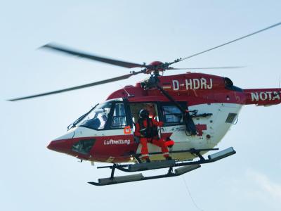 Der Rettungshubschrauber Hubschrauber
