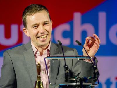 AfD-Parteichef Bernd Lucke Anfang März beim Politischen Aschermittwoch seiner Partei. Foto: Marc Müller Bernd Lucke