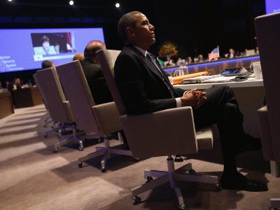 Der erste NSS-Gipfeltag wurde vom Krim-Konflikt überschattet. Foto: Sean Gallup Nuclear Security Summit (NSS)
