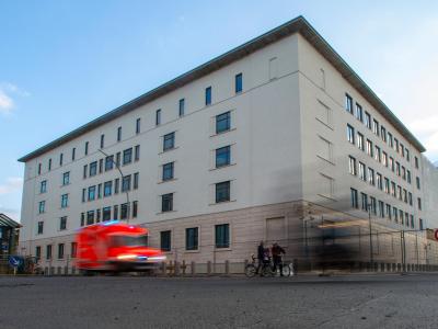 Ein Teil der neuen BND-Zentrale in Berlin. Foto: Hannibal BND-Zentrale