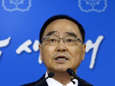 Südkoreas Ministerpräsident Chung Hong Won ist zurückgetreten. Foto: Yonhap Ministerpräsident