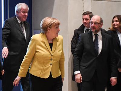 Noch nie hat es in der Geschichte der Bundesrepublik so lange bis zu einer Regierungsbildung gedauert. Foto: Bernd von Jutrczenka/Archiv Treffen der Spitzen von Union und SPD