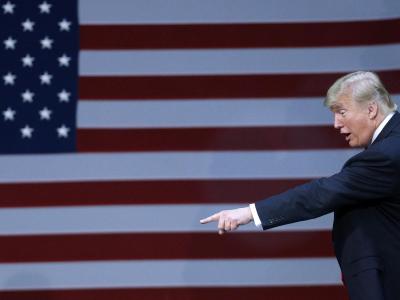 US-Präsident Donald Trump bei einer Wahlkampfveranstaltung in Pensacola, Florida, USA. Foto: Jonathan Bachman/Archiv Donald Trump