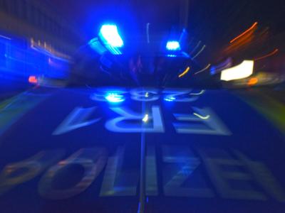 Polizeifahrzeug in Freiburg. Foto: Patrick Seeger Polizei