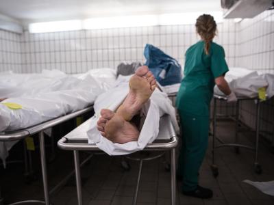 Das Institut für Rechtsmedizin am Uniklinikum Frankfurt will gegen Mängel bei der Aufklärung von Todesursachen vorgehen. Foto: Andreas Arnold Institut für Rechtsmedizin