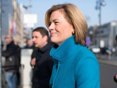 Die rheinland-pfälzische Landes- und Fraktionschefin Julia Klöckner gilt als eine der größten Nachwuchshoffnungen der CDU. Foto: Bernd von Jutrczenka Julia Klöckner