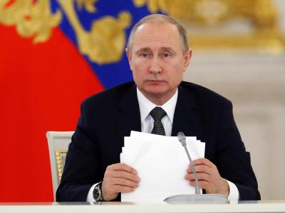 Die Truppen von Kremlchef Putin stehen auf der Seite von Syriens Präsident Assad. Foto: Alexander Zemlianichenko/AP Russischer Präsident