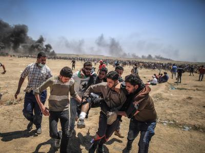Das Weiße Haus sieht die Verantwortung für die Gewalteskalation bei der Hamas. Proteste in Gaza