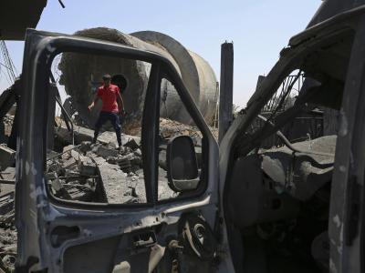 Die israelische Luftwaffe hatte Ziele der radikalislamischen Hamas angegriffen. Konflikt in Nahost
