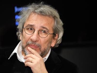 Der türkische Journalist Can Dündar, Ex-Chefredakteur der regierungskritischen Zeitung «Cumhuriyet» auf der Frankfurter Buchmesse. Can Dündar