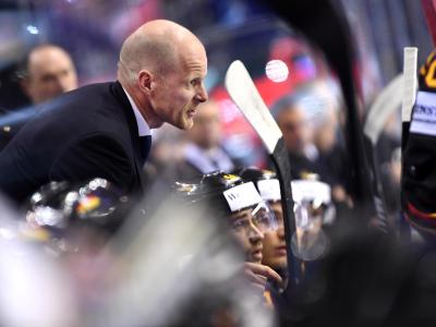 DEB-Coach Toni Söderholm ist mit der Leistung seiner Spieler zufrieden. Toni Söderholm