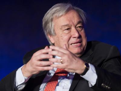 Antonio Guterres ist Generalsekretär der Vereinten Nationen. Antonio Guterres