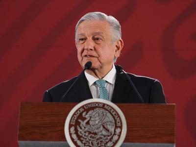 Mexikos Präsident Andrés Manuel López Obrador: «Wir werden weiter diese Politik der Nicht-Konfrontation verfolgen.» Andrés Manuel López Obrador