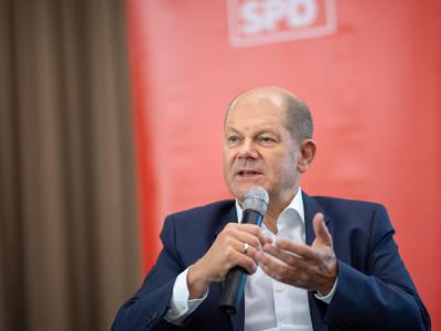 Bundesfinanzminister Olaf Scholz unterstützt die SPD-Pläne zur Vemögensteuer. Olaf Scholz