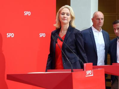 Manuela Schwesig Ministerpräsidentin legt wegen Krankheit ihr Amt als kommissarische SPD-Chefin nieder. Manuela Schwesig