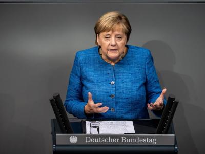 Merkel bei der Generaldebatte: Das Geld für den Klimaschutz Generaldebatte