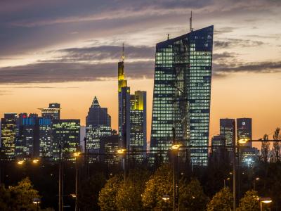 Das Hochhaus der EZB in Frankfurtb am Main. EZB