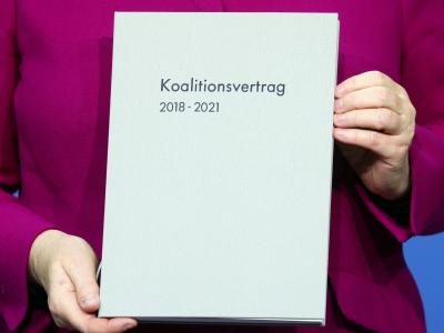 Die große Koalition war Anfang 2018 nur unter Mühen zustande gekommen, nachdem die Jamaika-Verhandlungen von CDU/CSU, FDP und Grünen gescheitert waren. Koalitionsvertrag