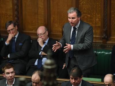 Oliver Letwin spricht während der Brexit-Debatte im House of Commons. Oliver Letwin