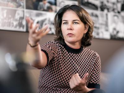 Annalena Baerbock, Bundesvorsitzende von Bündnis 90/Die Grünen. Grünen wollen andere Definition von Wohlstand
