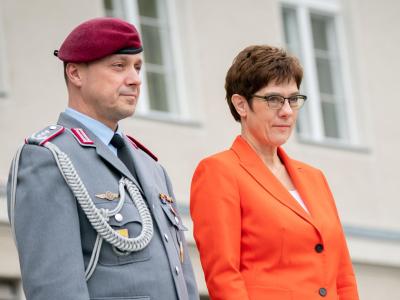 Annegret Kramp-Karrenbauer (CDU), Bundesministerin der Verteidigung und CDU-Bundesvorsitzende. Annegret Kramp-Karrenbauer