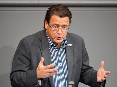 Stephan Brandner während einer Sitzung des Bundestags. Debatte um Ausschuss-Vorsitzenden der AfD