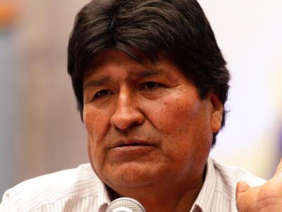 Evo Morales, Ex-Präsident von Bolivien, bei einer Pressekonferenz in Mexiko-Stadt. Morales im Exil