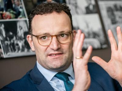 Jens Spahn (CDU), Bundesgesundheitsminister, aufgenommen während eines Interviews mit der dpa Deutsche Presse-Agentur GmbH. Bundesgesundheitsminister Jens Spahn