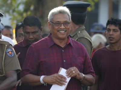 Der frühere Verteidigungsminister Gotabhaya Rajapaksa wird neuer Präsident von Sri Lanka. Wahlsieger