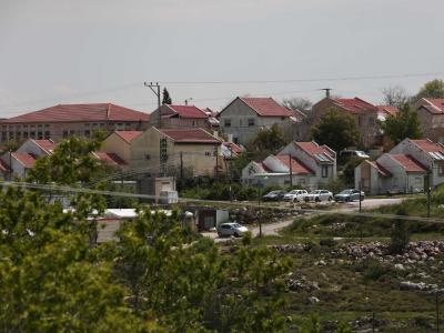Die israelische Siedlung «Shifot Rahil» in der besetzten Westbank. Siedlungsbau im Westjordanland