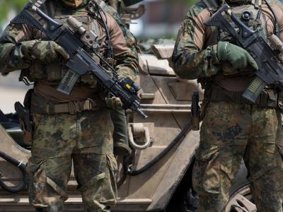 Spezialkräfte der Bundeswehr beim Tag der Bundeswehr 2018. Soldaten