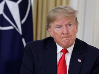 US-Präsident Donald Trump während des Nato-Gipfels in der britischen Hauptstadt. Nato-Gipfel in London
