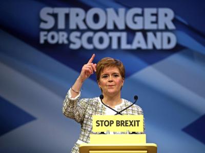 Nicola Sturgeon, Schottlands Premierministerin und SNP-Vorsitzende, Ende November in Glasgow. Nicola Sturgeon