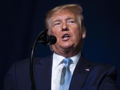 US-Präsident Donald Trump am Freitag bei einer Veranstaltung in Miami. Trump