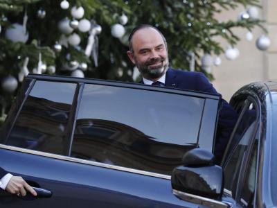 Frankreichs Premierminister Édouard Philippe in Paris. Frankreichs Premierminister Édouard Philippe