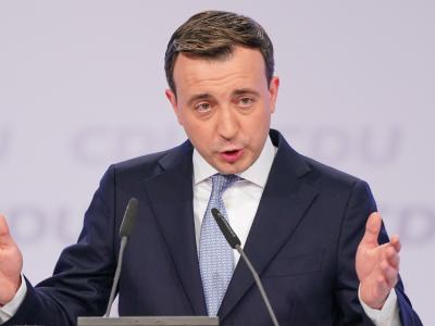 CDU-Generalsekretär Paul Ziemiak lehnt jede Zusammenarbeit mit der Linkspartei ab. CDU-Generalsekretär Paul Ziemiak