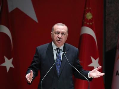Recep Tayyip Erdogan soll an Gesprächen zur Lage im Bürgerkriegsland Libyen nach Deutschland kommen. Türkischer Präsident