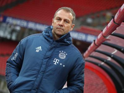 Bayern-Trainer Hansi Flick trifft mit seinem Team auf Hertha BSC. Hansi Flick