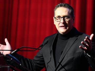 Heinz-Christian Strache spricht beim Neujahrsempfang der DAÖ in Wien. Heinz-Christian Strache