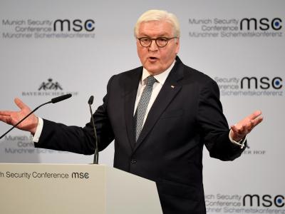 Bundespräsident Frank-Walter Steinmeier eröffnet mit einer Rede die 56. Münchner Sicherheitskonferenz. Frank-Walter Steinmeier