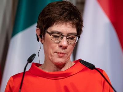 Annegret Kramp-Karrenbauer am Freitag bei der Sicherheitskonferenz in München. Kramp-Karrenbauer