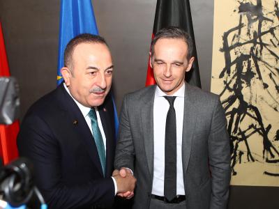 Der türkische Außenminister Mevlut Cavusoglu (l.) und sein deutscher Amtskollege Heiko Maas. Cavusoglu und Maas