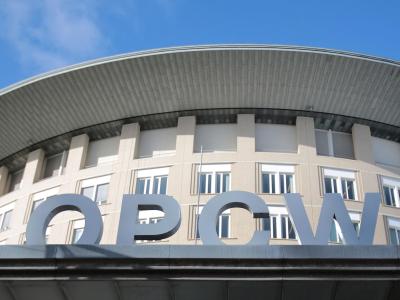 Der Sitz der Organisation für das Verbot chemischer Waffen (OPCW) in Den Haag. OPCW zu Giftgasangriffen in Syrien