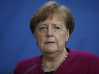 Bundeskanzlerin Angela Merkel bei einer Pressekonferenz zum Kampf gegen das Coronavirus. Bundeskanzlerin Angela Merkel
