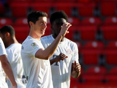 Bayern-Stürmer Robert Lewandowski traf gegen Union Berlin per Elfmeter. Robert Lewandowski