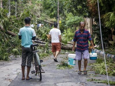 Der Sturm war nach Angaben des indischen meteorologischen Diensts einer der stärksten der vergangenen 20 Jahre. Wirbelsturm «Amphan»
